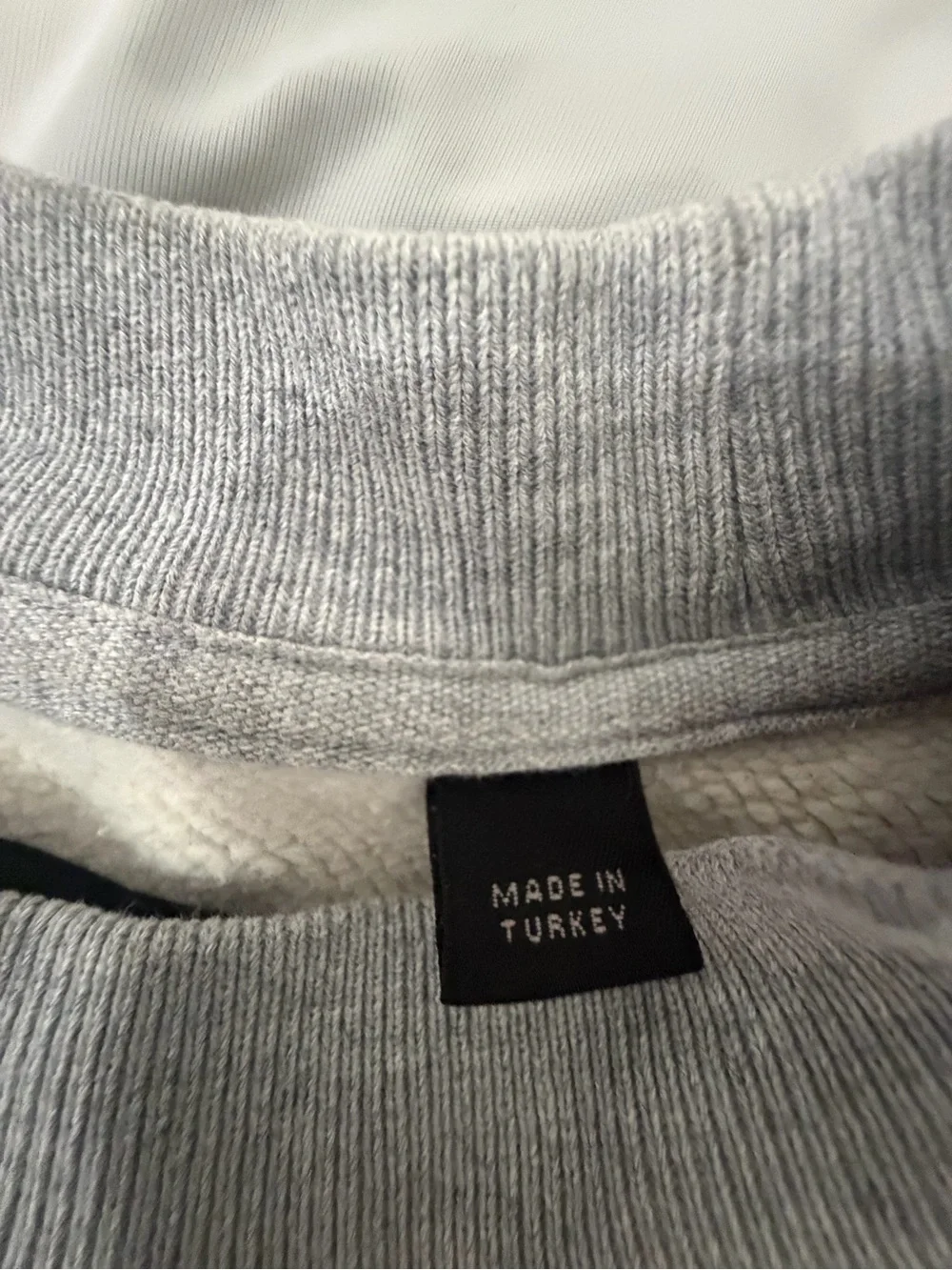 All Saints Light Grey Crewneck Sweatshirt